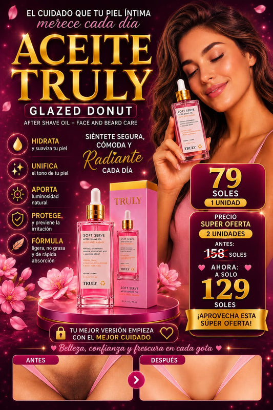 ✨ Descubre el secreto para una piel íntima más luminosa y suave con Truly 🌸✅ Pago contra entrega    ✅   ⭐MUCHAS CLIENTAS SATISFECHAS⭐